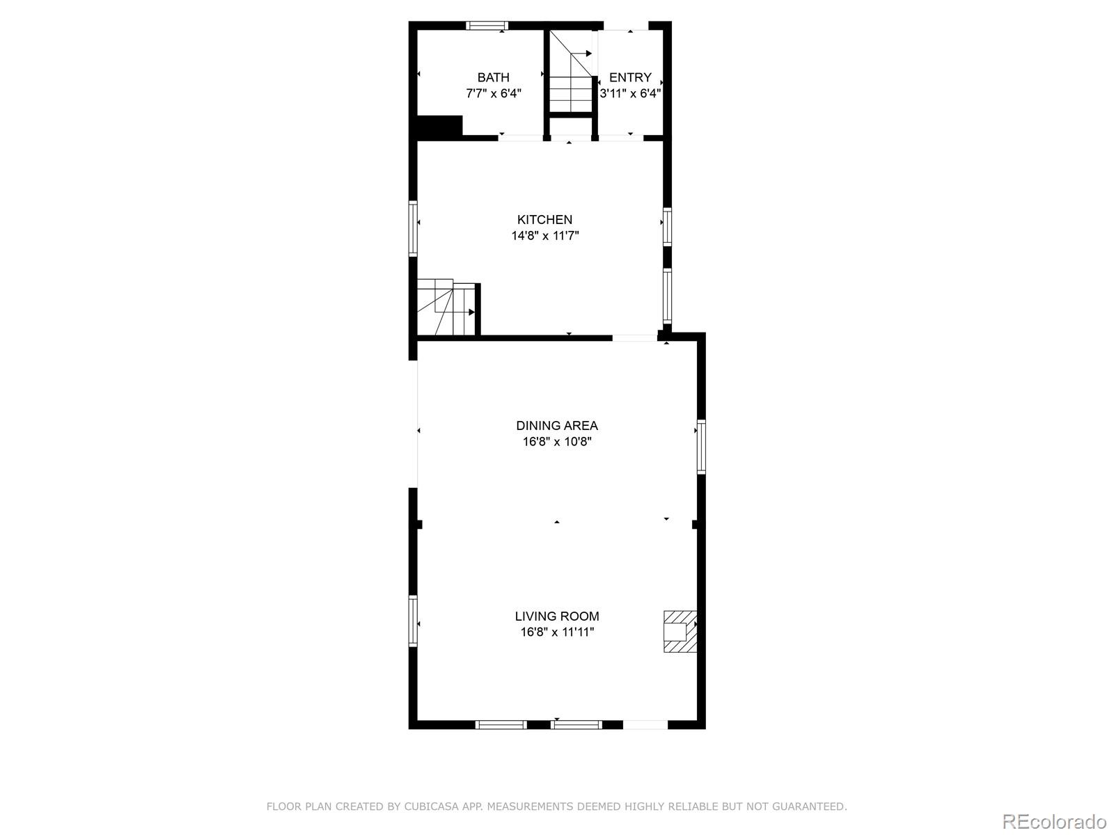 4743 Tejon Street Denver, CO 80211 - Photo 29 of 30 a picture of a bench in front of a gate