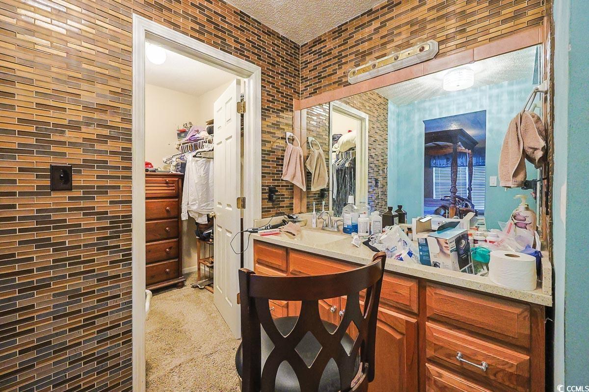 210 Rail Street Longs, SC 29568 - Photo 17 of 32 Bathroom featuring vanity and a walk in closet