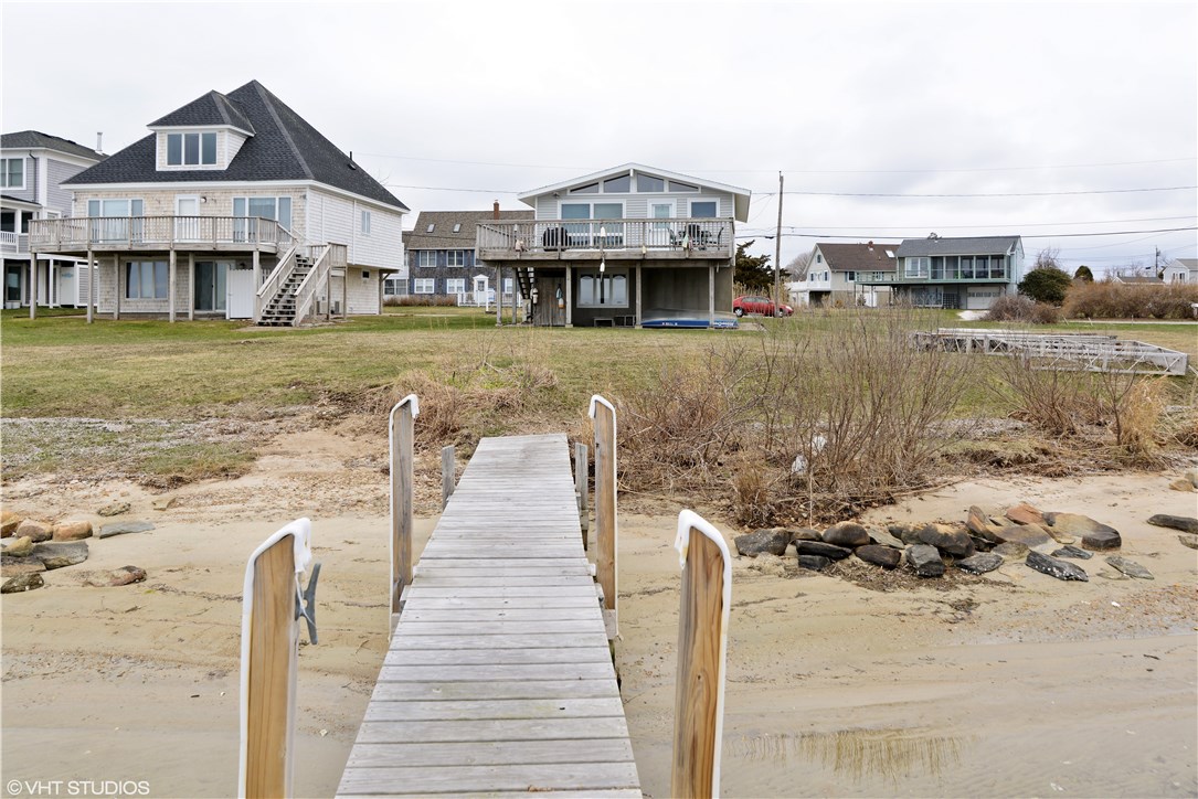 Your own private dock looking back to your home