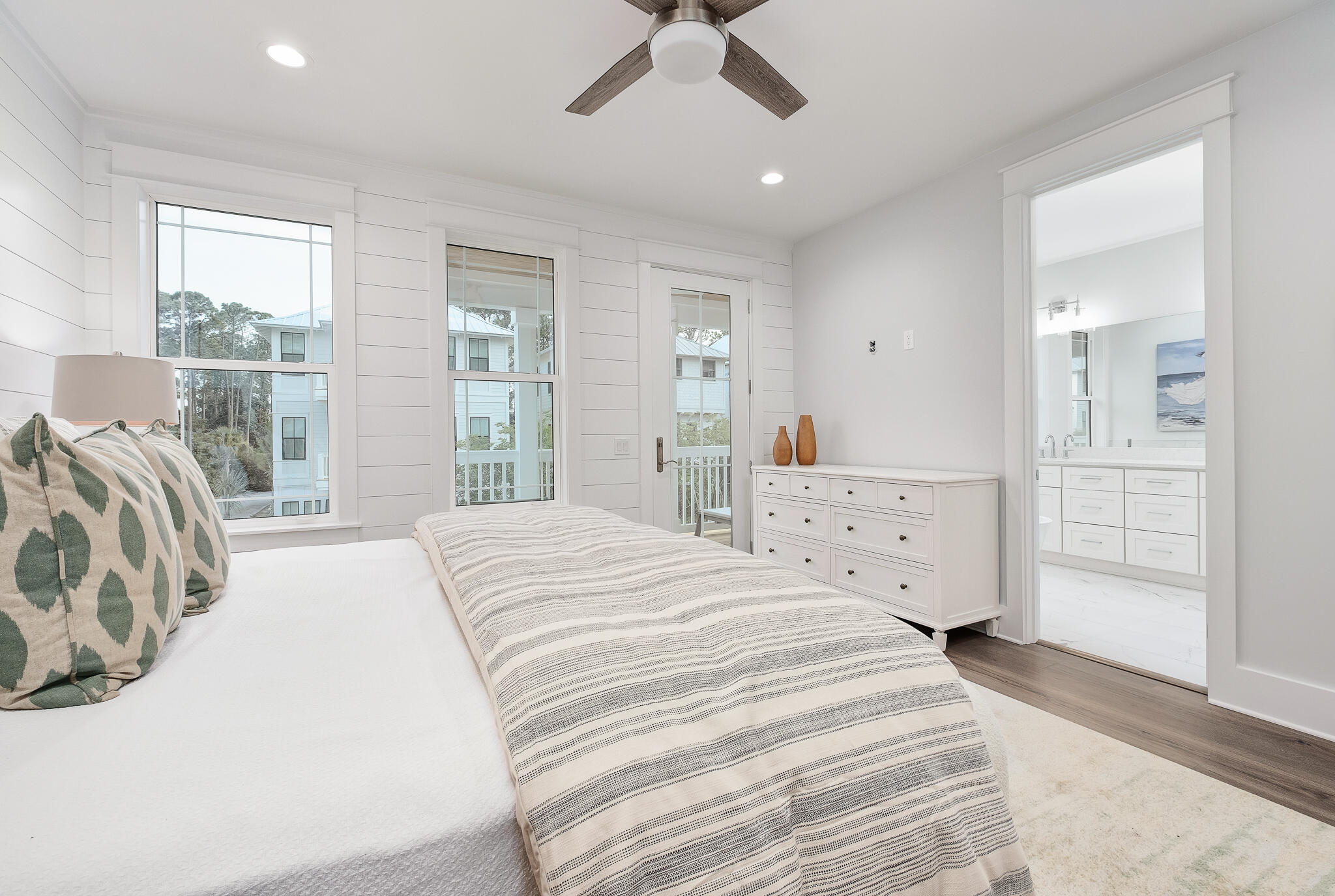 186 Redbud Ln Inlet Beach Inlet Beach, FL 32461 - Photo 21 of 46 a bedroom with a bed and a large window