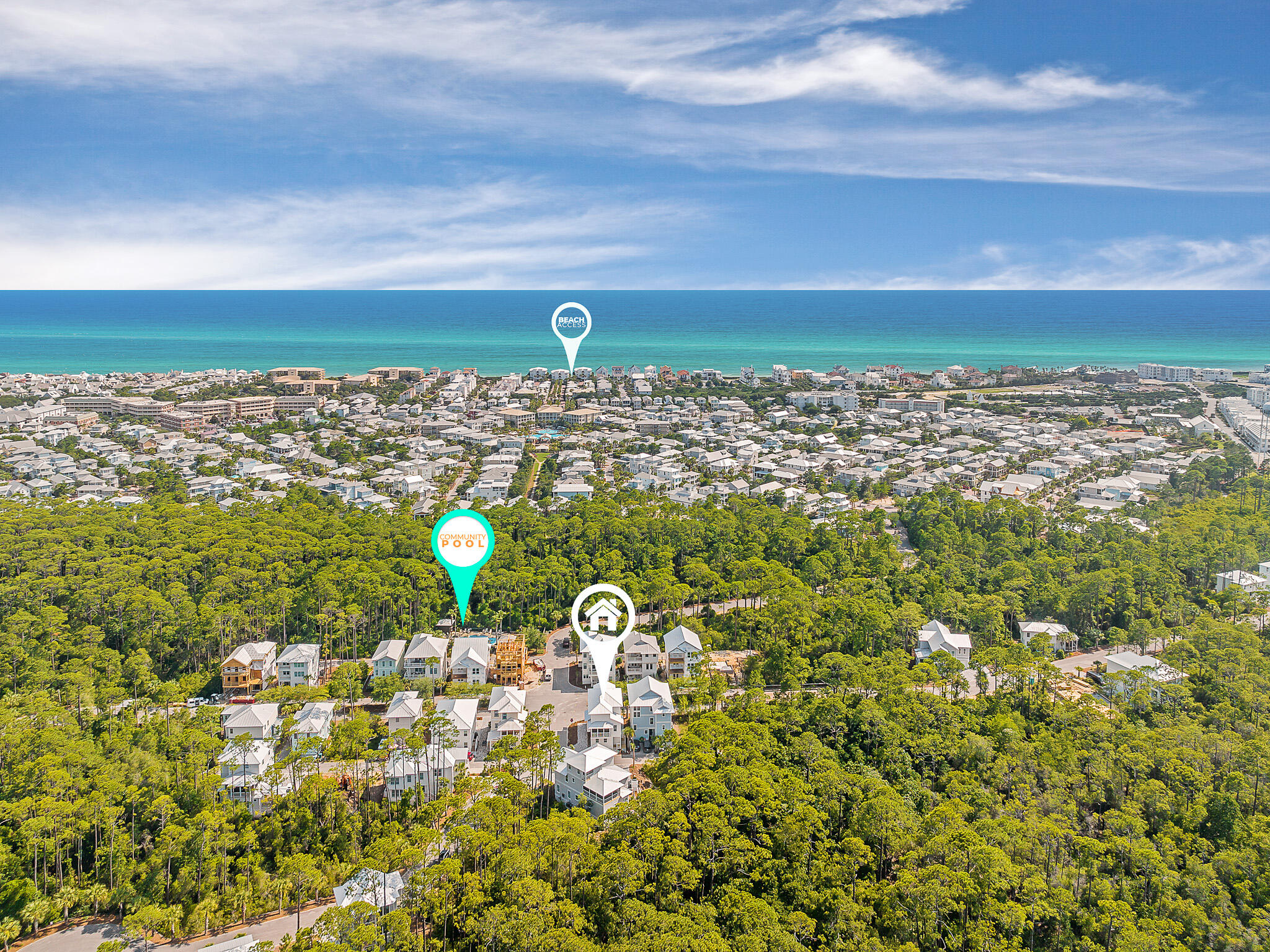 186 Redbud Ln Inlet Beach Inlet Beach, FL 32461 - Photo 40 of 46 a view of a city