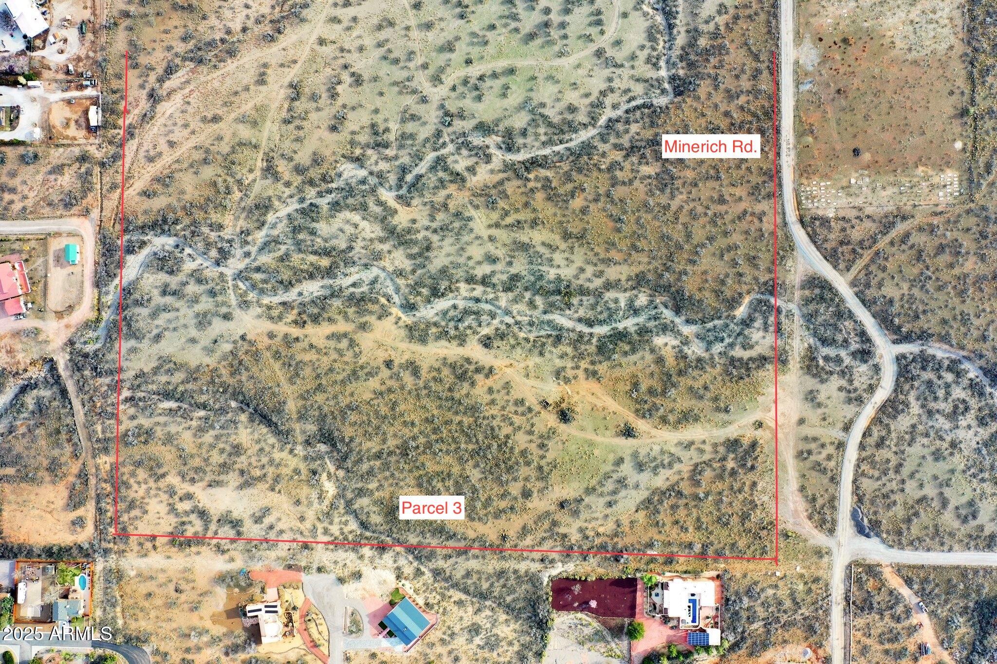 0 Minerich Road Clarkdale, AZ 86324 - Photo 14 of 16 Parcel 3 Overhead View