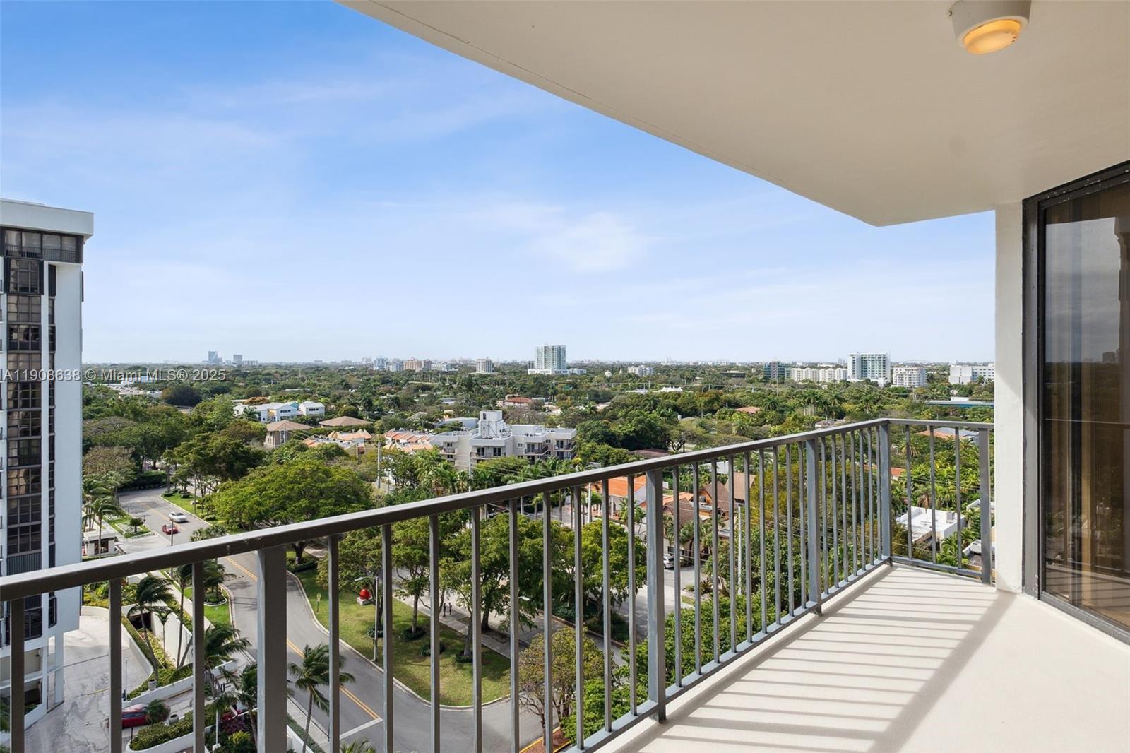 1901 Brickell Avenue, Unit B1408 Miami, FL 33129 - Photo 19 of 37 a view of a balcony with city view