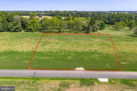 a view of a green field with clear sky