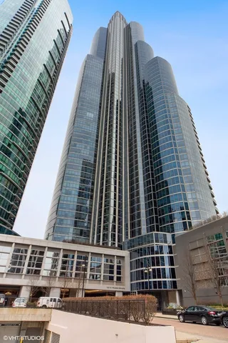 a view of a tall building