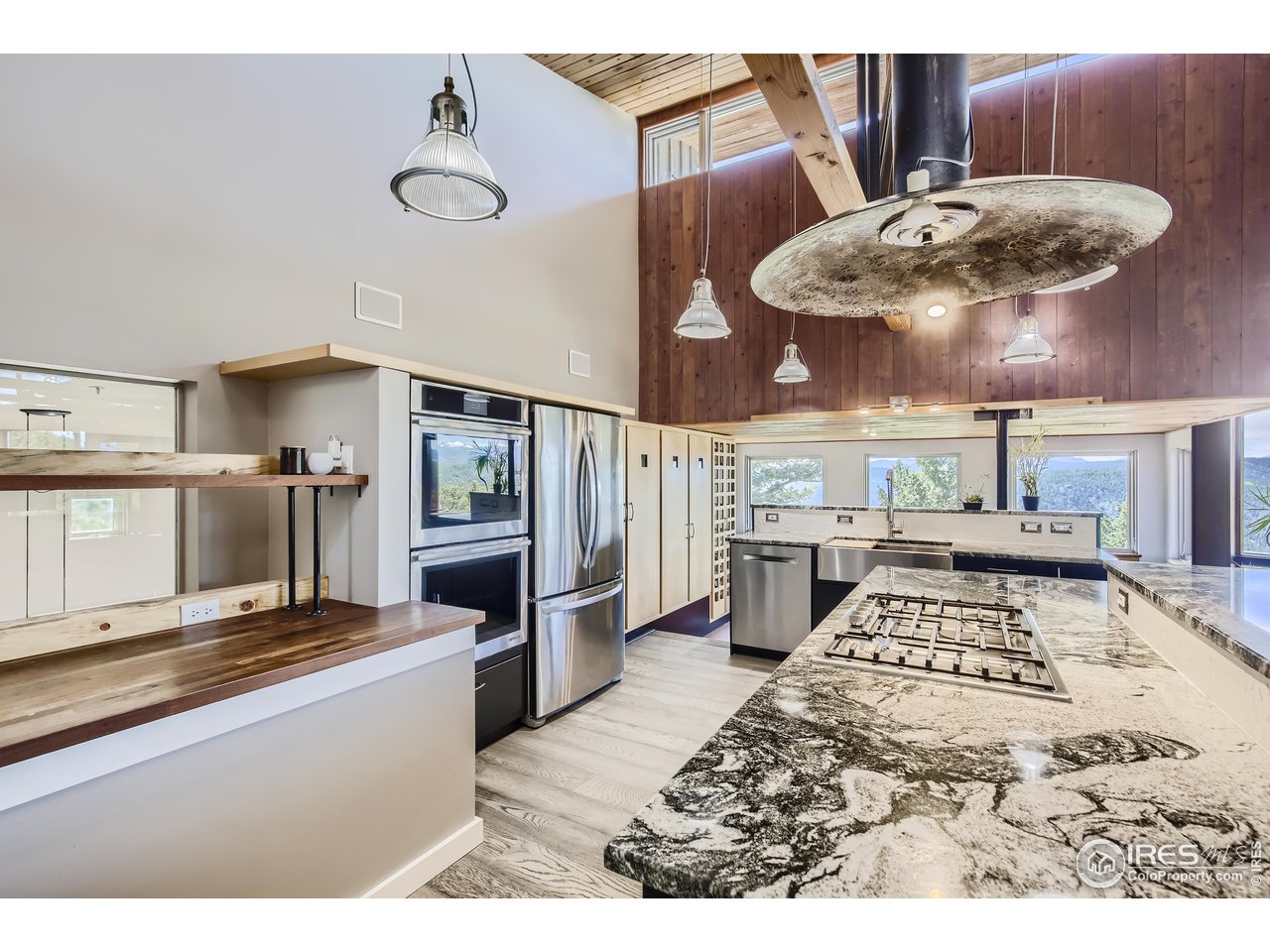 340 South Peak Road Boulder, CO 80302 - Photo 12 of 40 Custom made range-hood perfectly compliments the home's design.