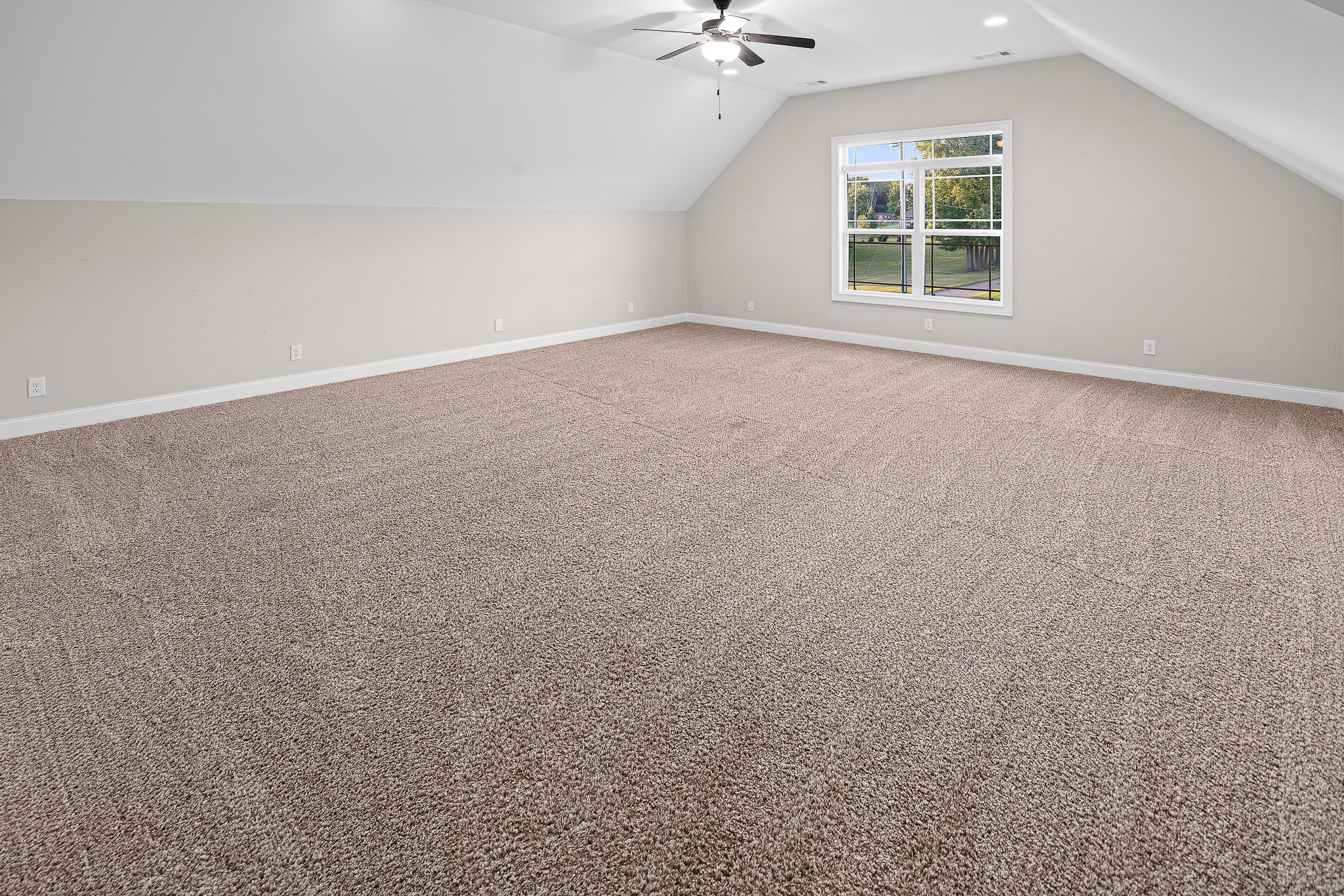 330 Bates Road Lebanon, TN 37087 - Photo 33 of 53 an empty room with windows and chandelier fan