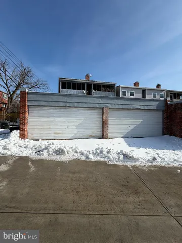 a large building with a large window