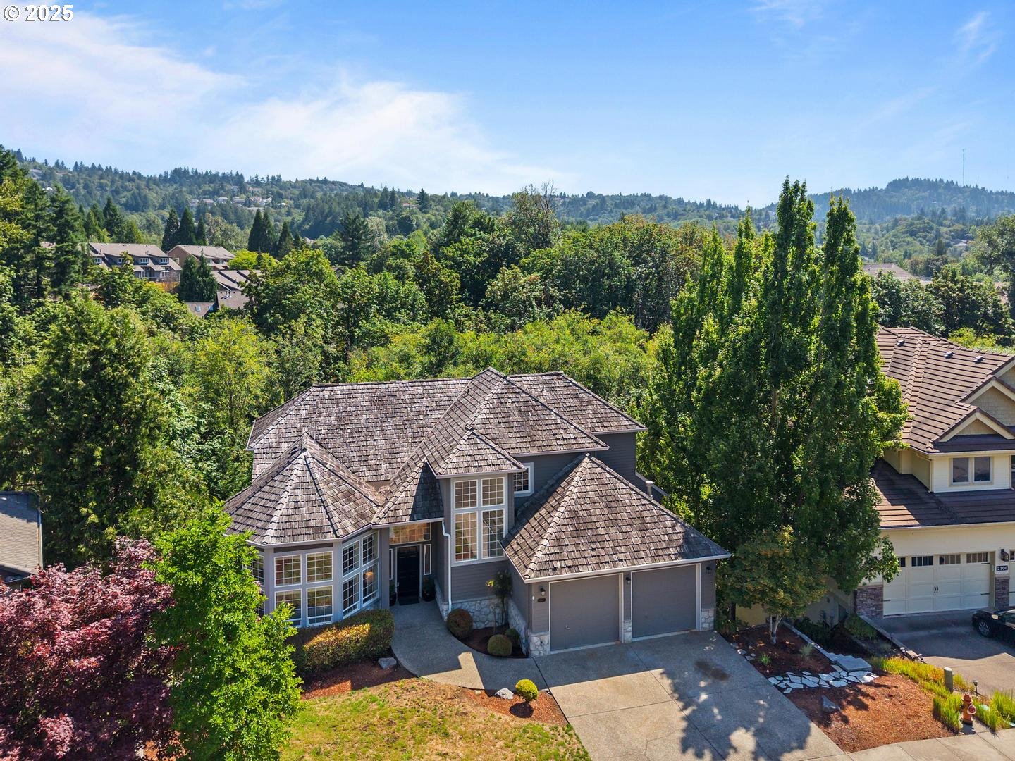 2118 Northwest Mill Pond Road Portland, OR 97229 - Photo 37 of 44 an aerial view of a house