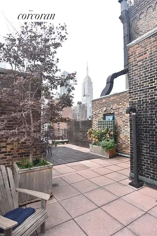 a view of city from balcony