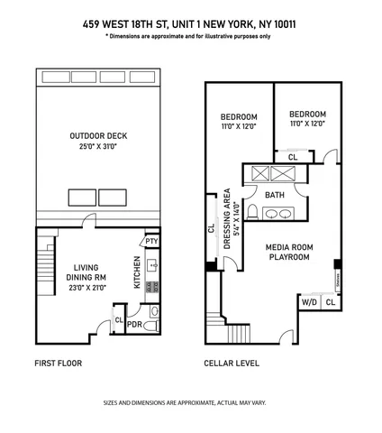 $949,000 | 459 West 18th Street, Unit 1 | Chelsea