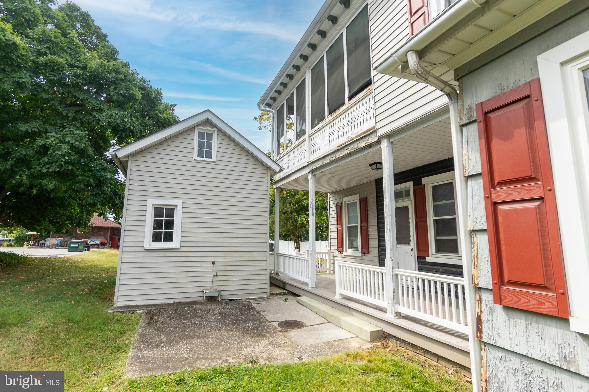 249 York Street Hanover, PA 17331 - Photo 35 of 42 a view of a house with backyard and porch