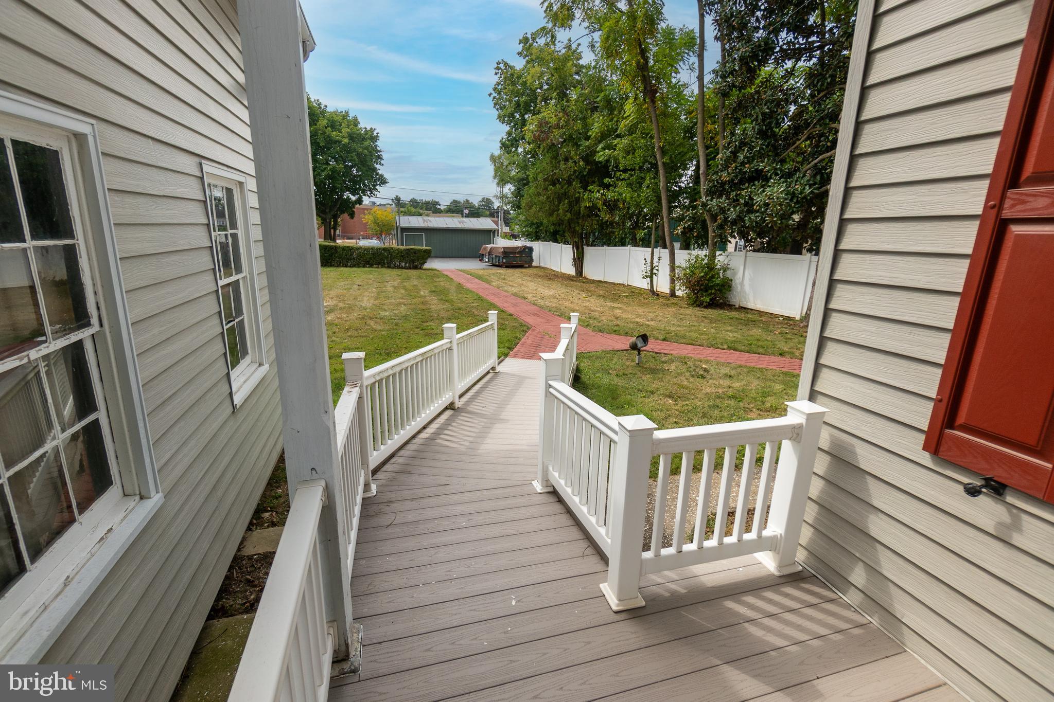 249 York Street Hanover, PA 17331 - Photo 36 of 42 a view of deck with wooden floor and fence