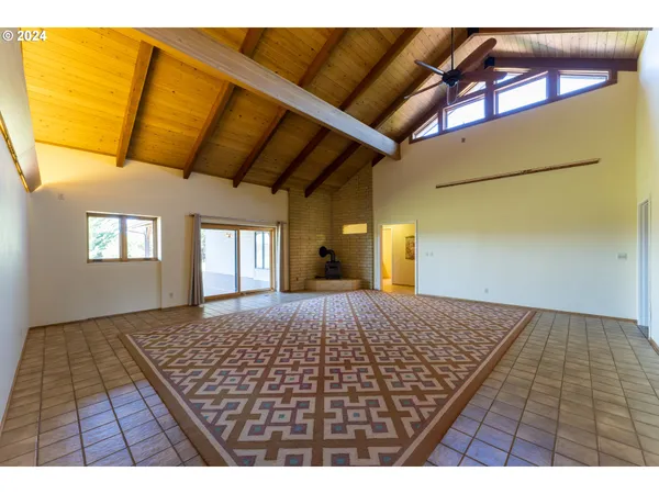 a view of a city with an ocean