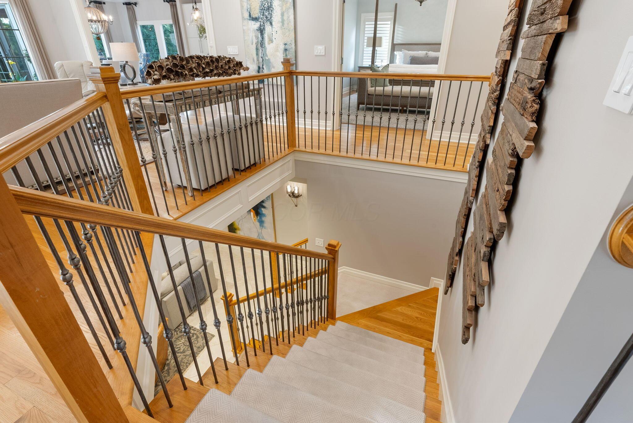 3303 Welsh Abey Road Dublin, OH 43017 - Photo 42 of 93 1st Floor Stairs to Walkout Lower Level