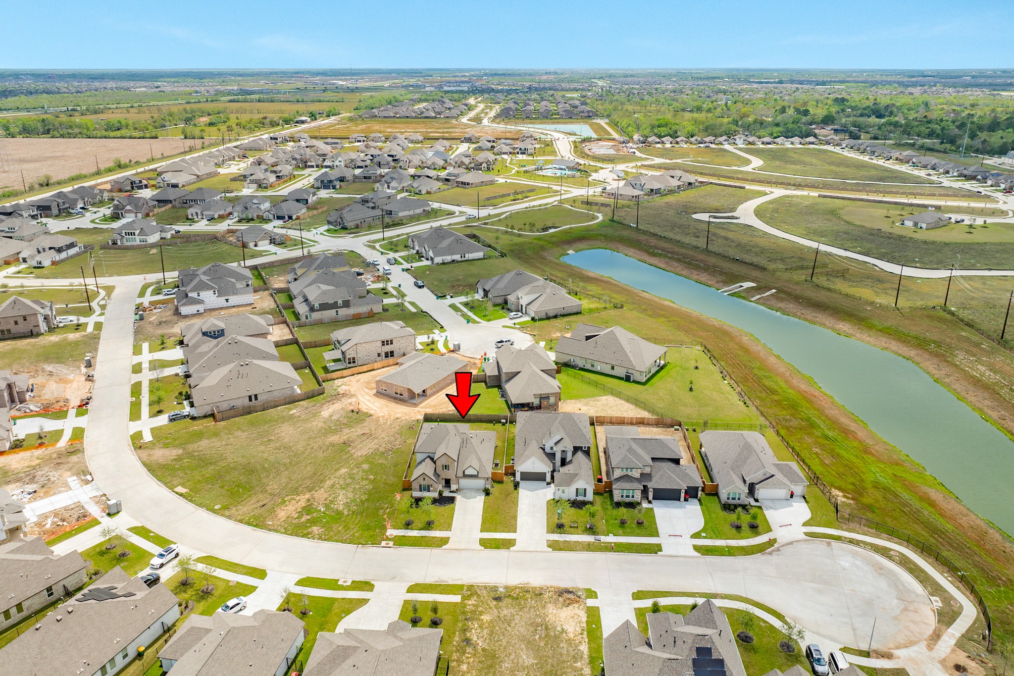 2618 Jasper Oaks Drive Rosharon, TX 77583 - Photo 41 of 43 Aerial view of the 2618 Jasper Oaks neighborhood.