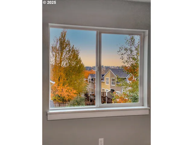 a view of a window in a house