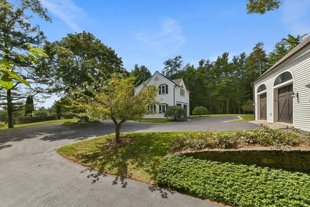 a view of a house with a swimming pool