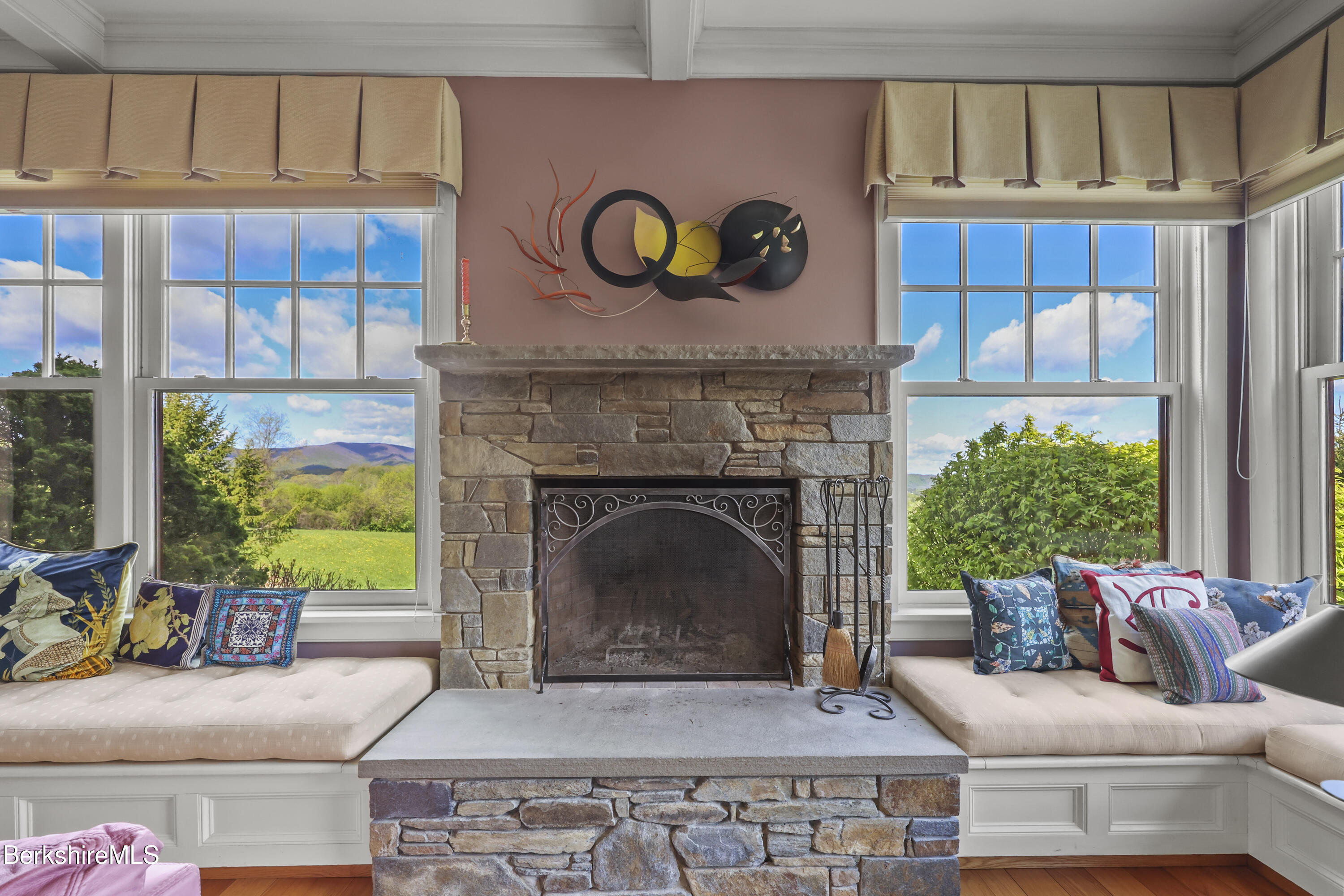 821 Pattison Road North Adams, MA 01247 - Photo 19 of 68 a living room with furniture and a fireplace