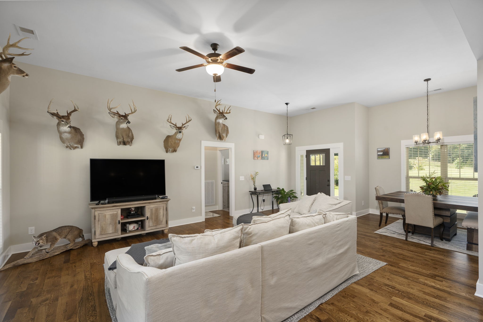 4480 Benson Road Springfield, TN 37172 - Photo 21 of 61 a living room with furniture and a flat screen tv