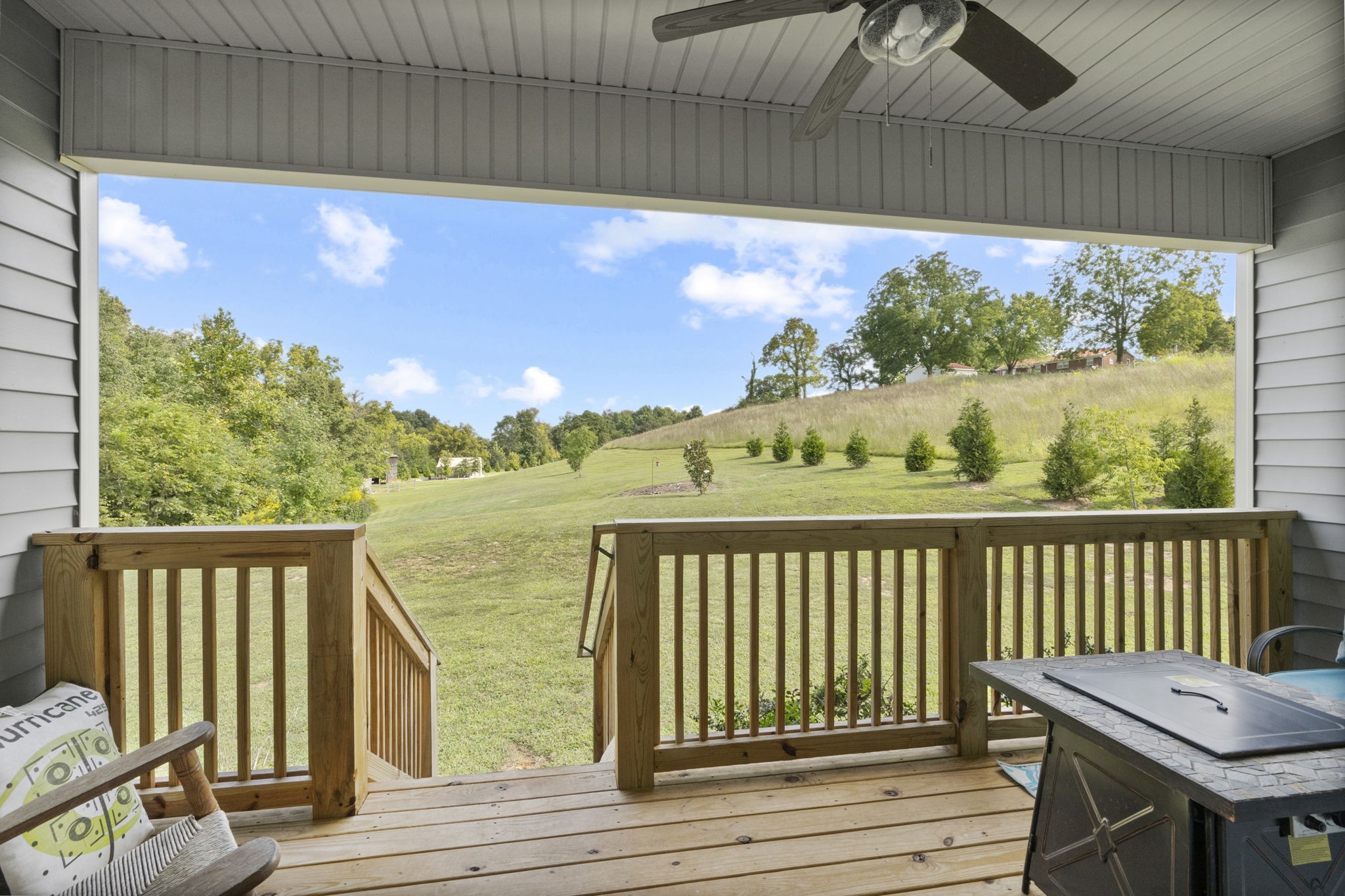 4480 Benson Road Springfield, TN 37172 - Photo 46 of 61 a view of a balcony with wooden floor