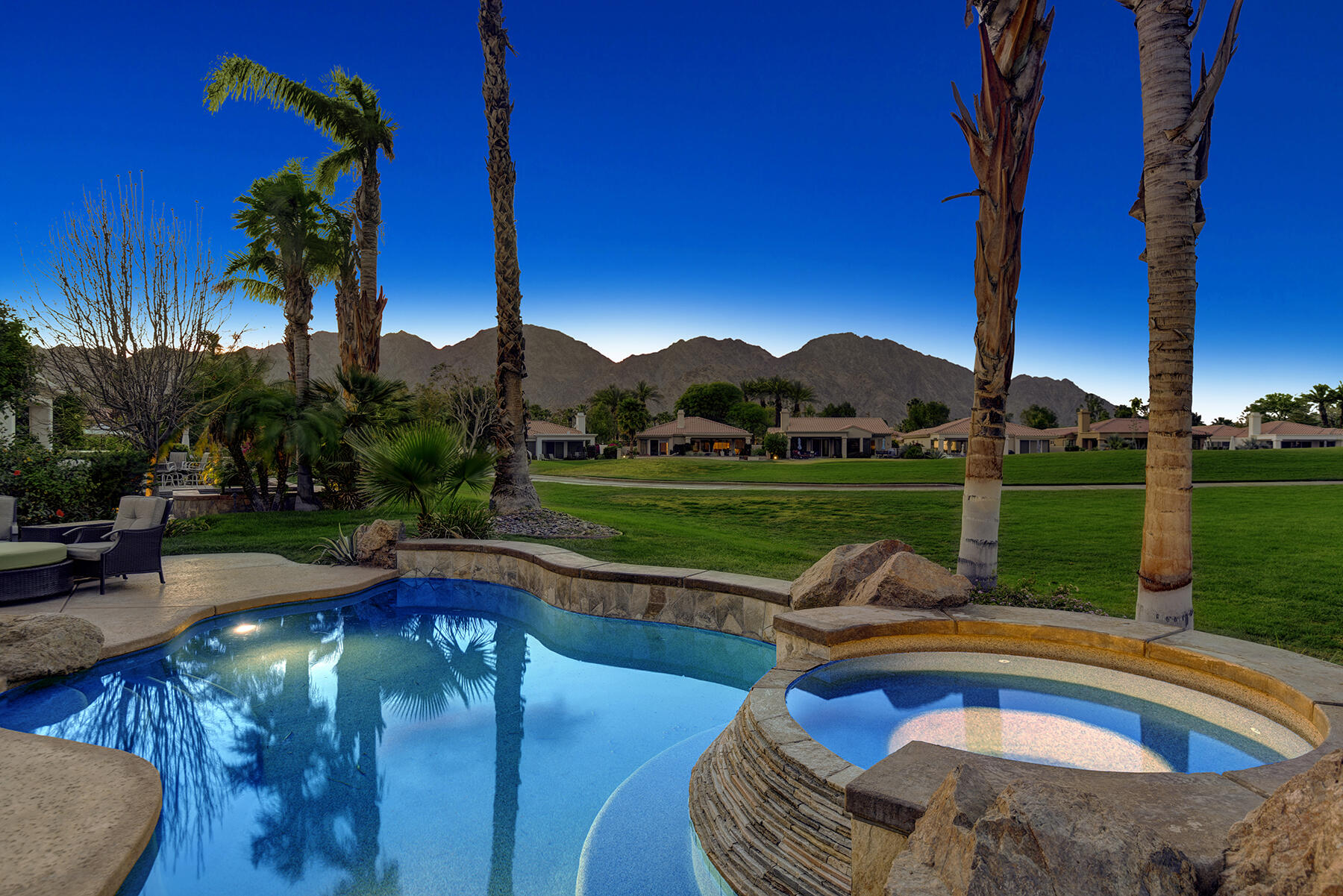 a view of swimming pool and lake view
