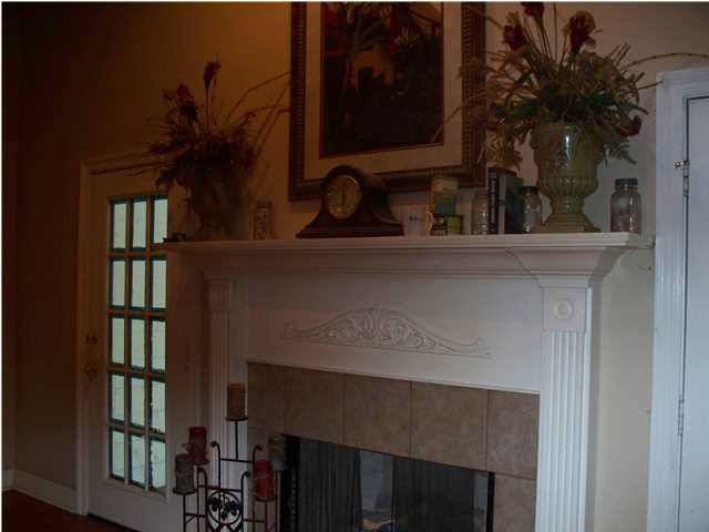 Fireplace in family room