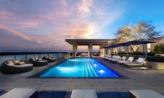 5122 Morningside Drive, Unit 601 Houston, TX 77005 - Photo 2 of 7 a view of a swimming pool with seating space