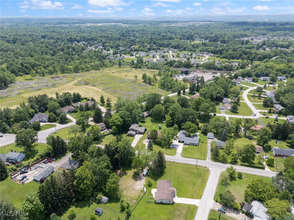 8377 Valley View Road Macedonia, OH 44056 - Photo 13 of 14 Aerial view of property's location with a forest