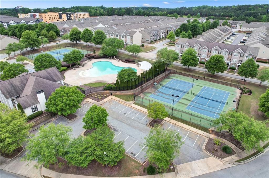 330 Avalon Square Fairburn, GA 30213 - Photo 51 of 52 an aerial view of residential houses with outdoor space