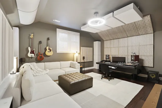 a view of parking space