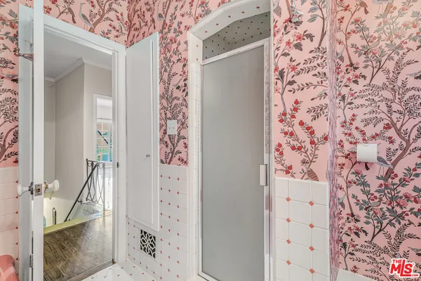 a view of a room with closet