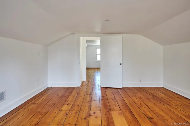 wooden floor in a room