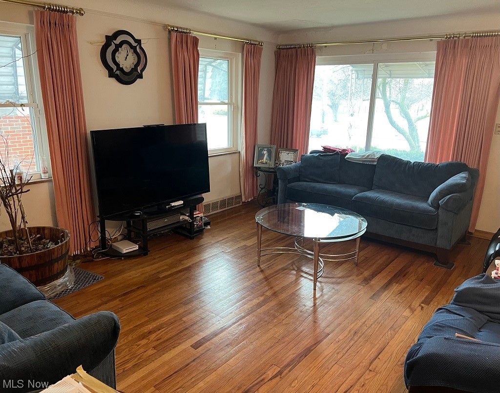3185 Warren Road Cleveland, OH 44111 - Photo 11 of 19 View of hardwood floored living room