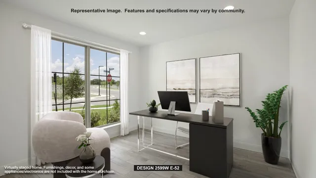 a living room with furniture floor to ceiling window and a potted plant