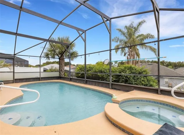 a view of a swimming pool