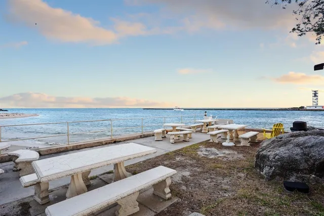 a view of an ocean beach