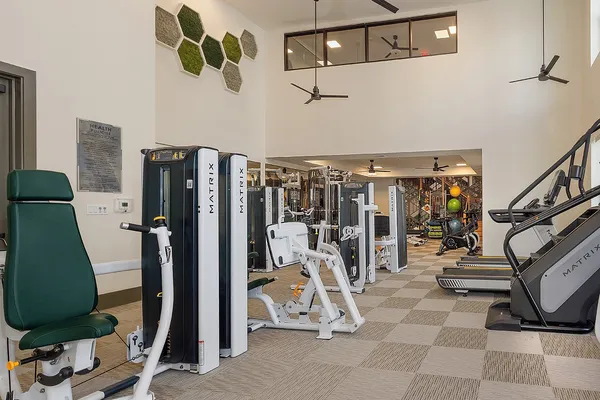 a view of gym