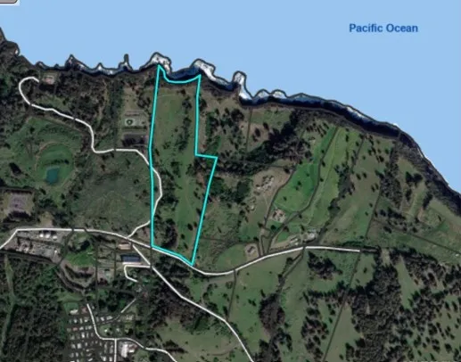 a view of a building and a street