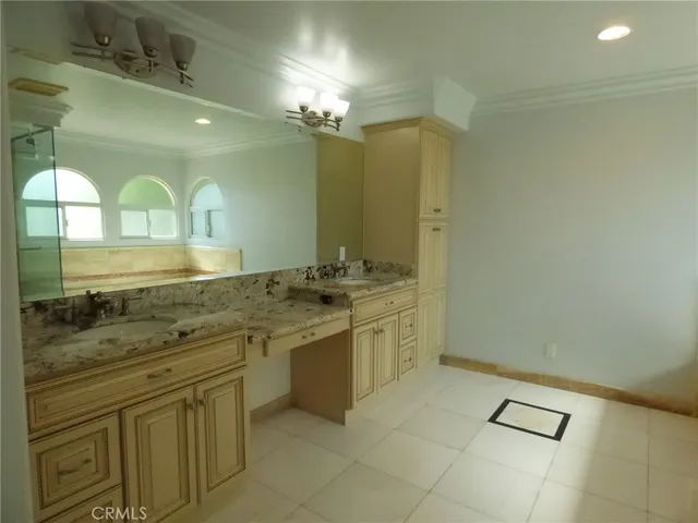 a view of a room with rack on the wall