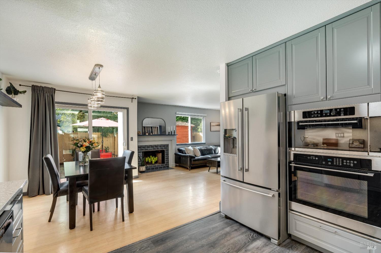 30 Fredrick Drive Rohnert Park, CA 94928 - Photo 15 of 41 Kitchen view showcasing stainless appliances and open flow to living space