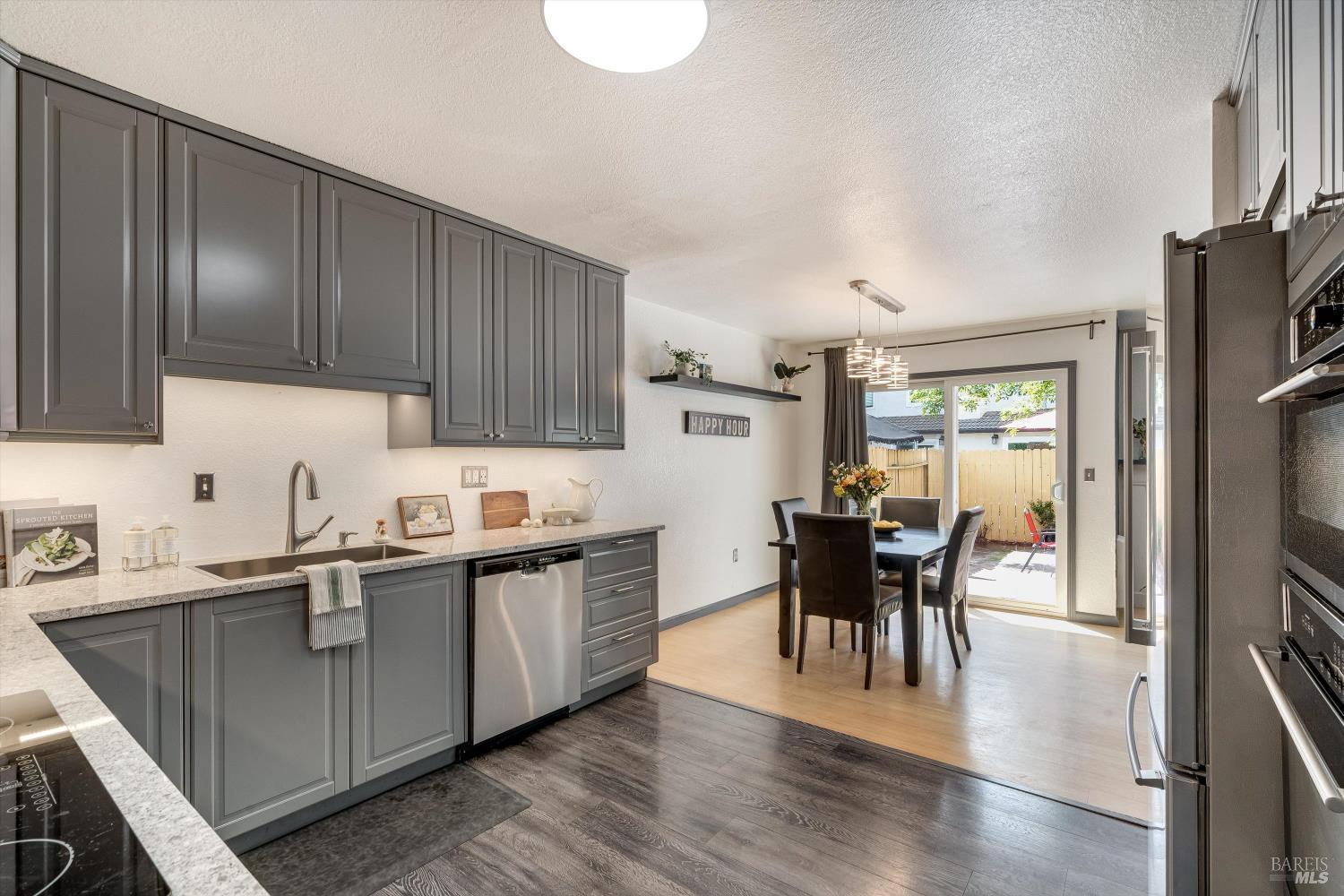 30 Fredrick Drive Rohnert Park, CA 94928 - Photo 16 of 41 Remodeled kitchen with ample cabinetry and workspace