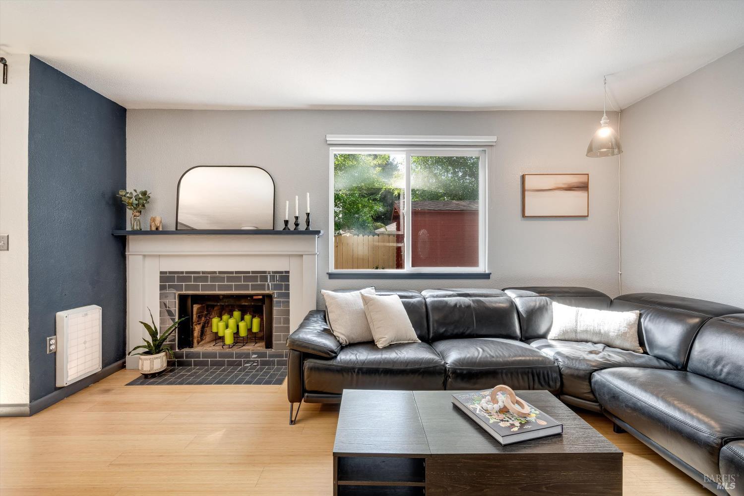 30 Fredrick Drive Rohnert Park, CA 94928 - Photo 8 of 41 Comfortable living area with cozy fireplace and open layout