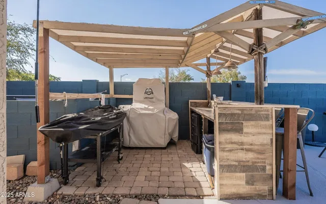 a room with storage and utility