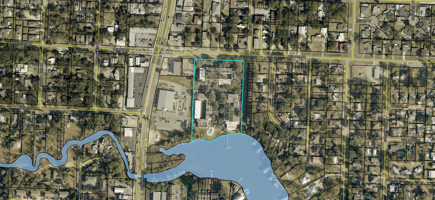 210 Pelham Road, Unit 220A Fort Walton Beach, FL 32547 - Photo 38 of 38 Aerial View