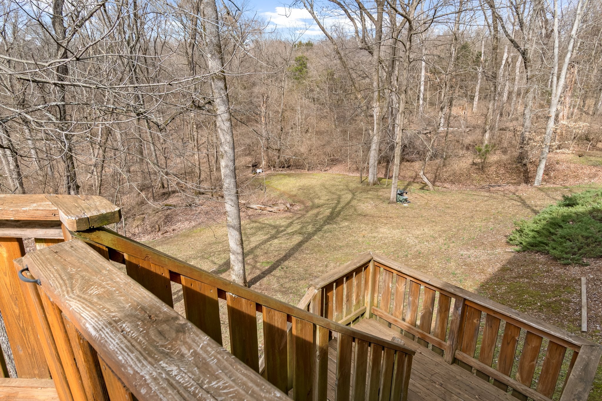 4259 Warren Road Franklin, TN 37067 - Photo 50 of 53 a view of a balcony with wooden fence