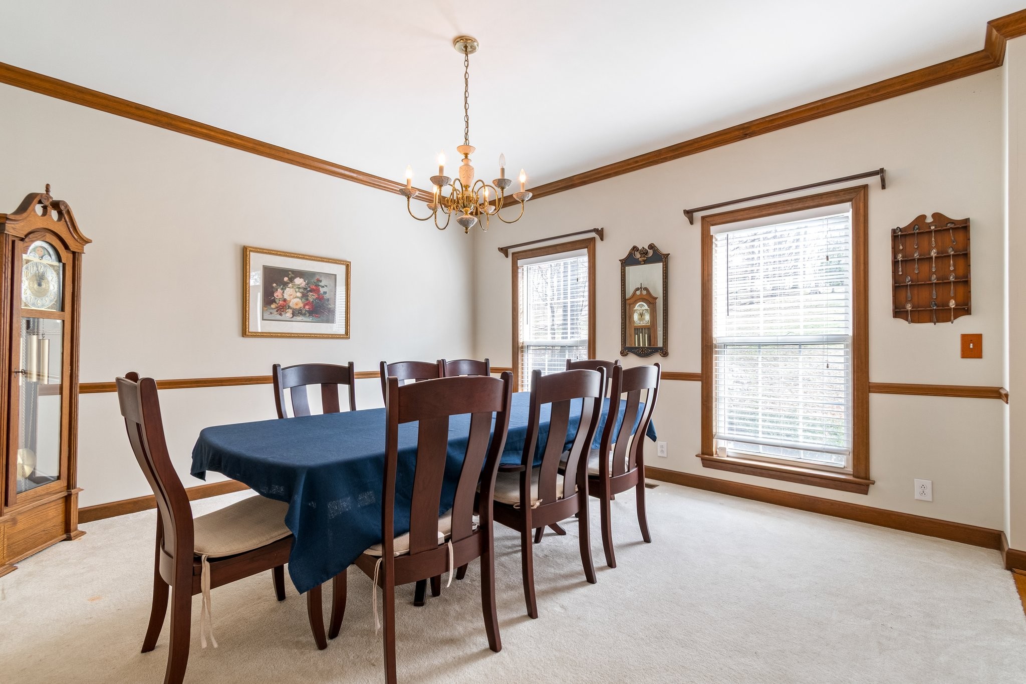 4259 Warren Road Franklin, TN 37067 - Photo 9 of 53 a view of a dining room with furniture window and wooden floor