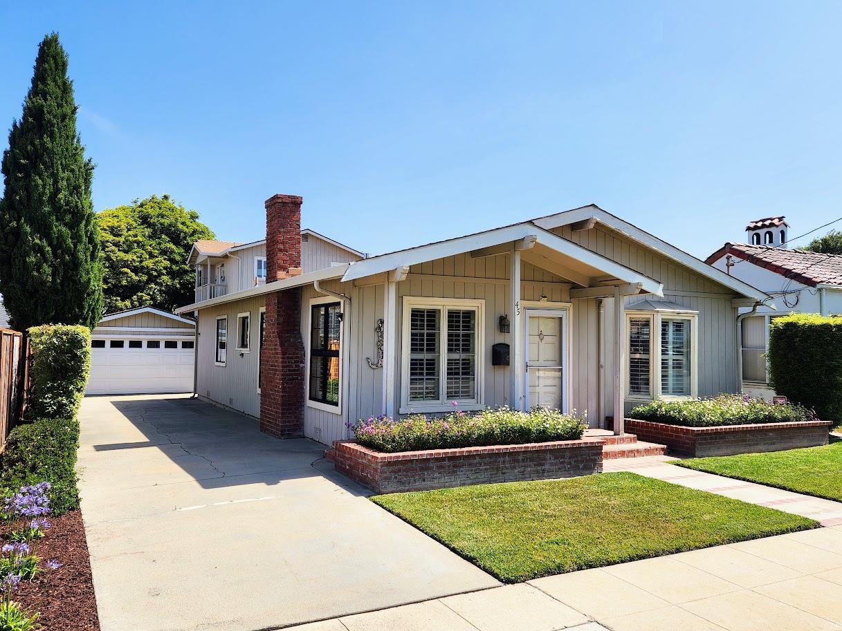 front view of a house with a porch