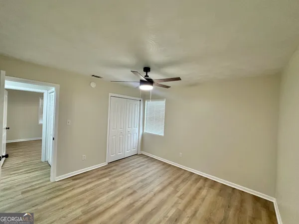 wooden floor in an empty room