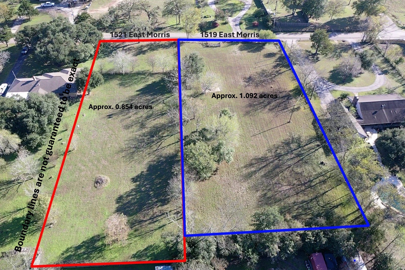 1519 East Morris Street Madisonville, TX 77864 - Photo 3 of 5 Approx. 0.854 acres available as well